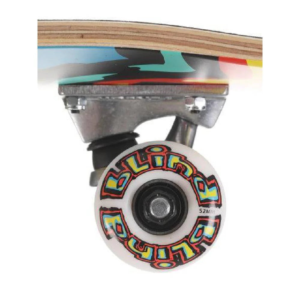 Blind Complete Skateboard Matte OG Logo Bright Red Teal 7.75