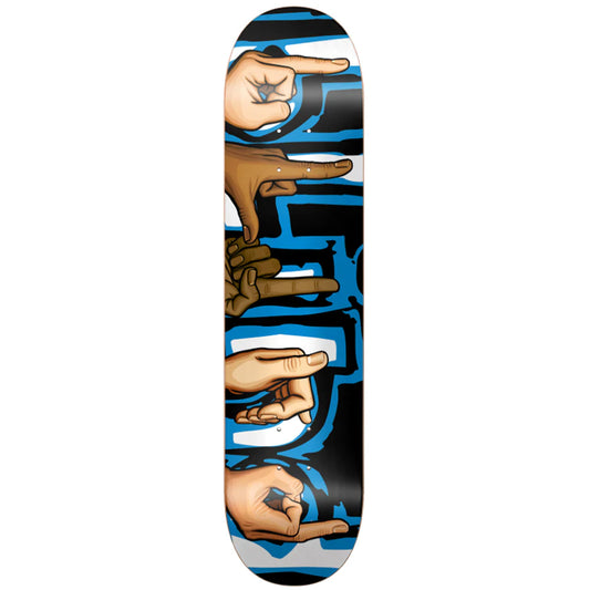 Blind Skateboard Deck Signs Blue 8.25