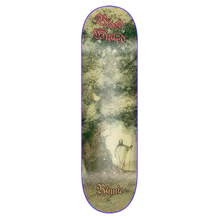 Blood Wizard Skateboard Deck Rennie Alder 8.25