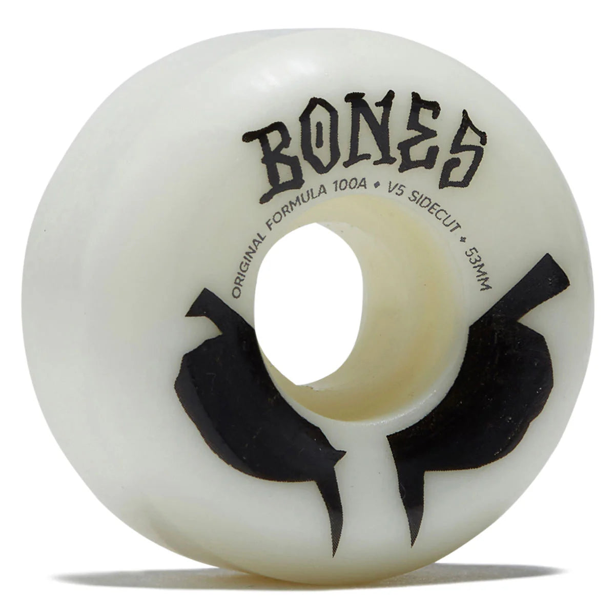 Bones Wheels 100s OG Sidecut v5 53mm 100A Blot White