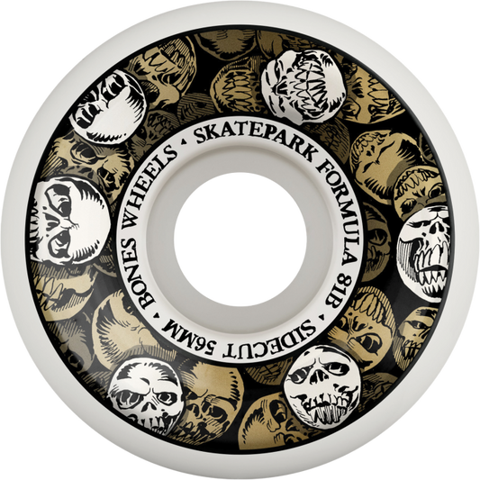 Bones Wheels Skatepark Formula Sidecut p5 56mm 101A Skulls