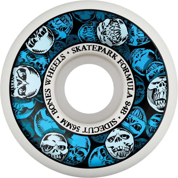 Bones Wheels Skatepark Formula Sidecut p5 56mm 104A Skulls