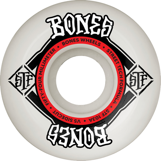 Bones Wheels Street Tech Formula Sidecut v5 54mm 103A Square Logo