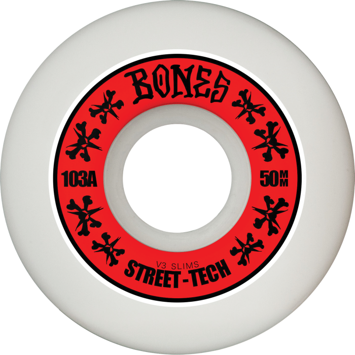 Bones Wheels Street Tech Formula Slims v3 50mm 103A Annuals