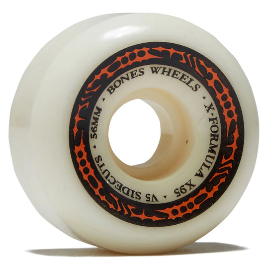 Skateboard wheel with 'Bones Wheels' branding on a white background