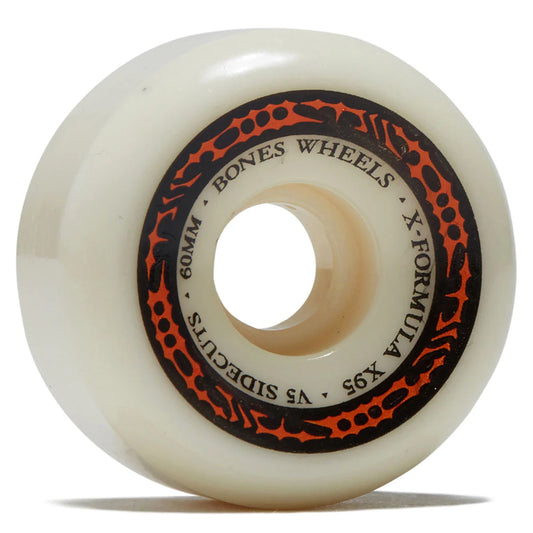 Skateboard wheel with 'Bones Wheels' branding on a white background