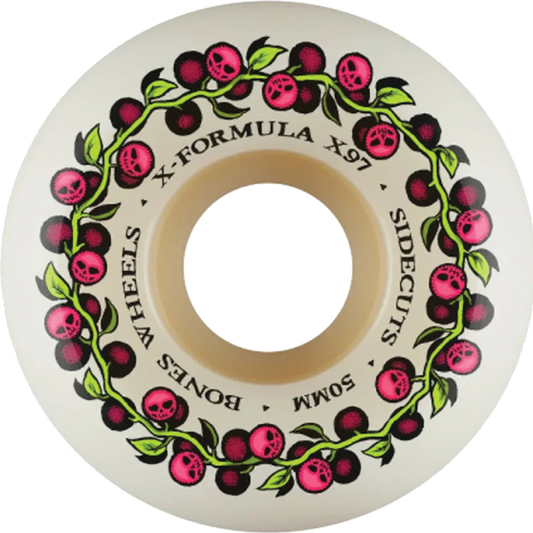 Bones Wheels X Formula Sidecut v5 50mm 97A Skull Berries