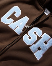 Load image into Gallery viewer, Cash Only Campus Zip-Thru Hood - Brown