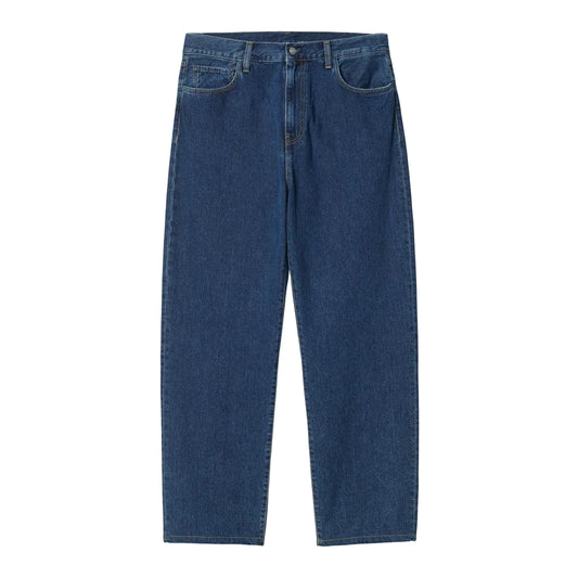 Blue jeans on a white background