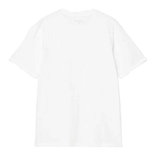 Plain white t-shirt on a white background