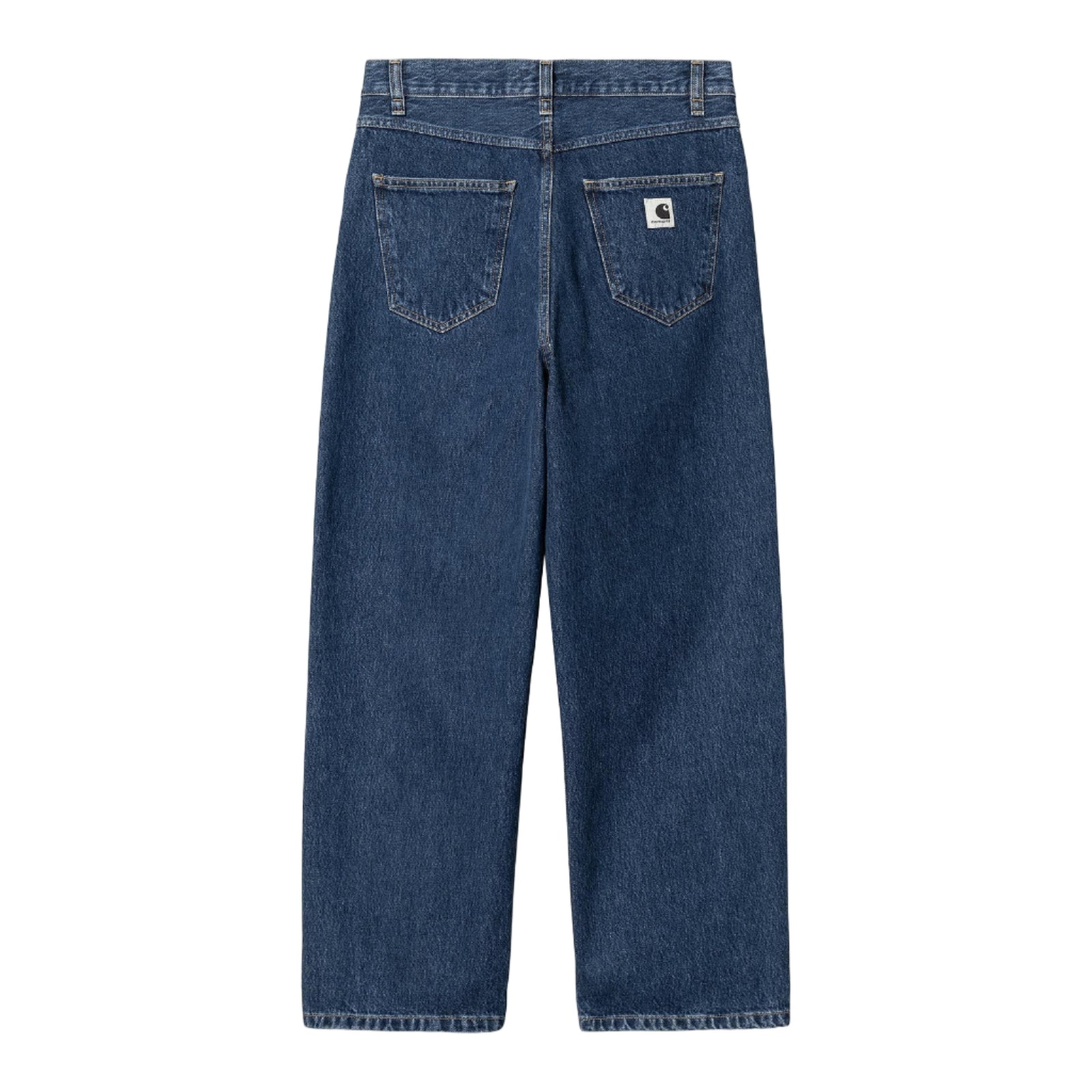 Blue jeans on a white background