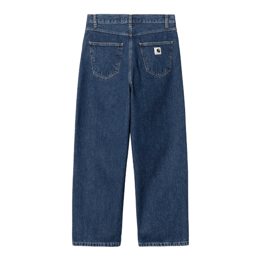 Blue jeans on a white background