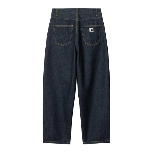 Dark blue jeans on a light gray background