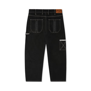 Cash Only Carpenter Baggy Denim Jeans - Flat Black