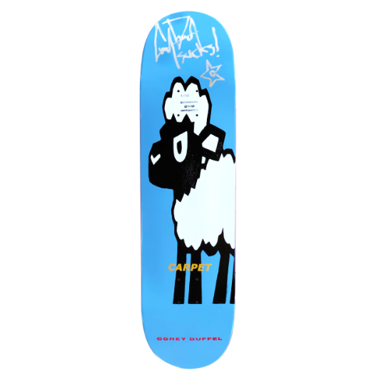 Carpet Company Skateboard Deck Corey Duffel Guest 8.1