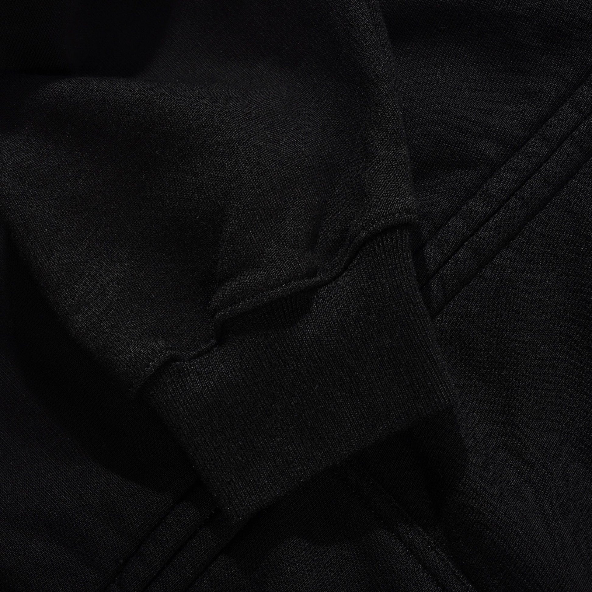 Close-up of a black fabric texture