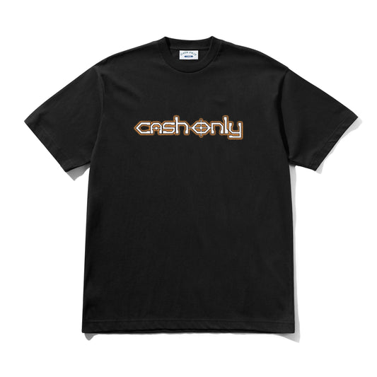 Black t-shirt with 'butter' logo on a white background