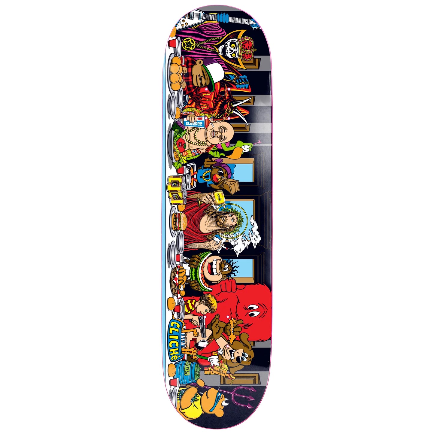 Cliche Skateboard Deck Last Supper Golden Ticket Blind Bag 8.5