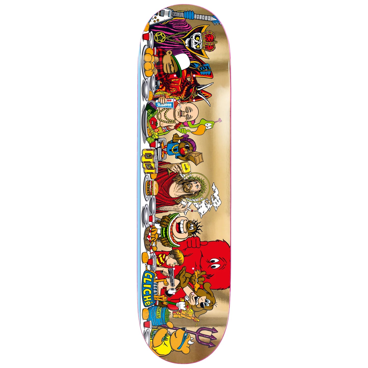 Cliche Skateboard Deck Last Supper Golden Ticket Blind Bag 8.5
