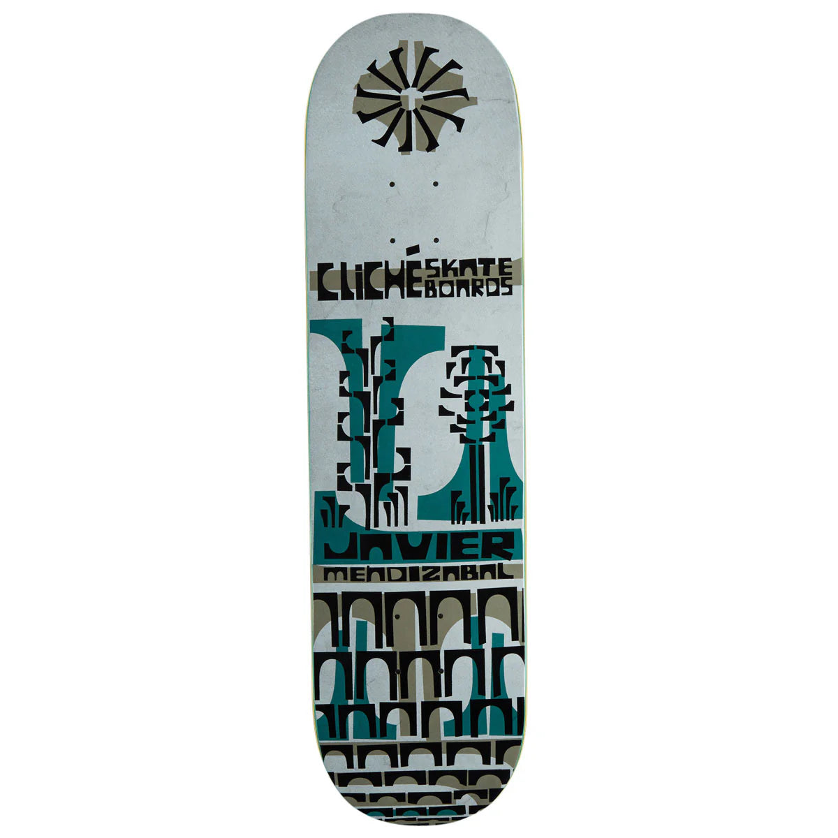 Cliche Skateboard Deck Mendizabal Griptape Art 8.25