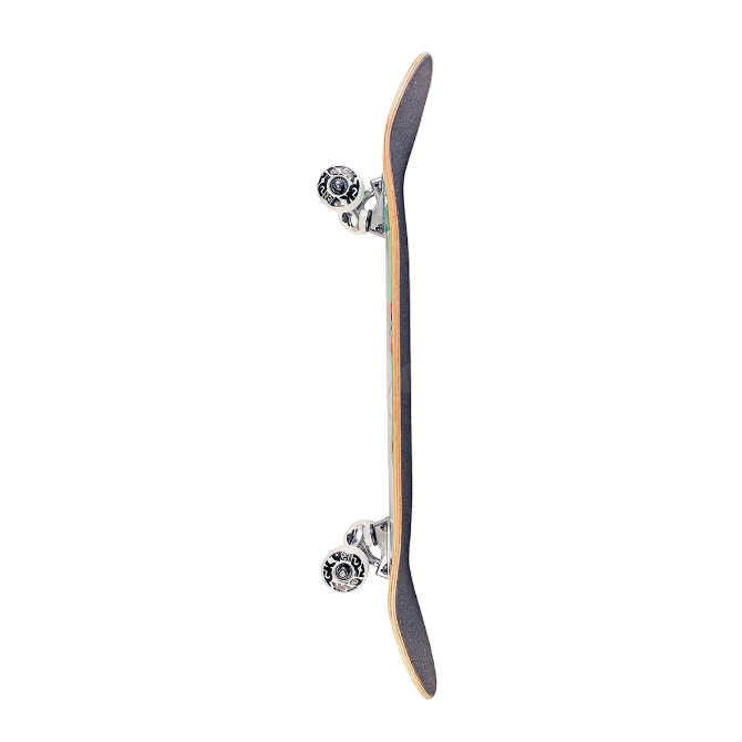 Longboard with a white background