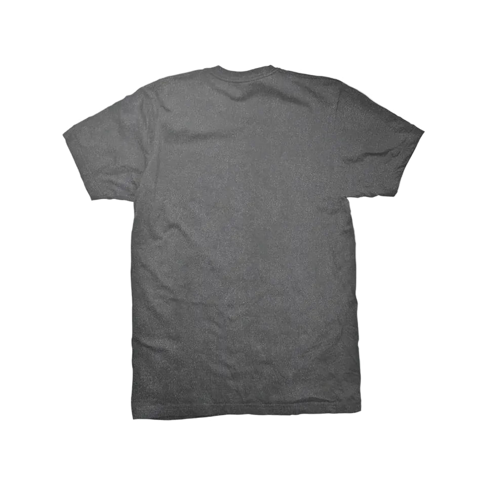 Plain gray t-shirt on a white background