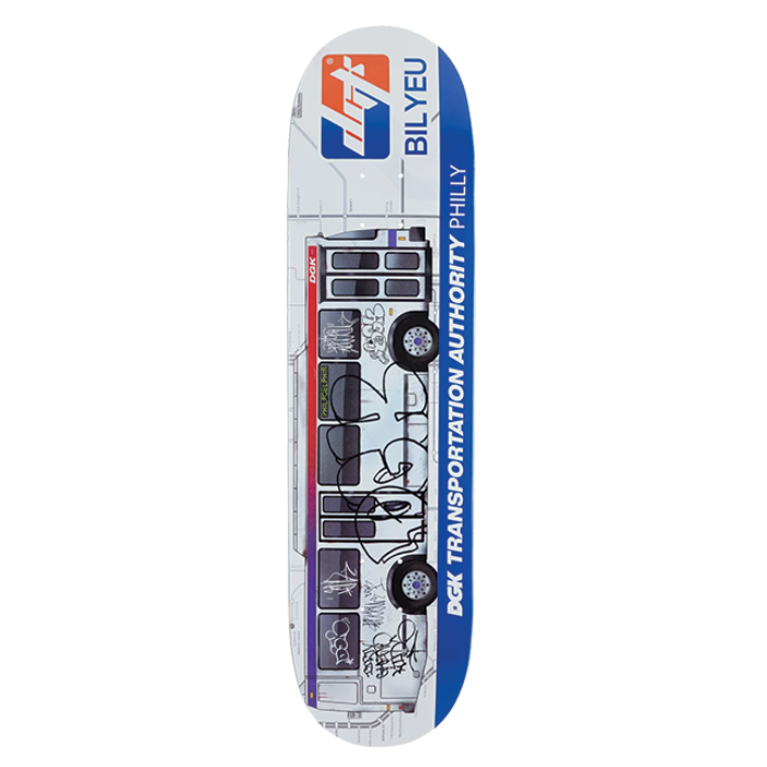DGK Skateboard Deck Bilyeu Transportation 8.06