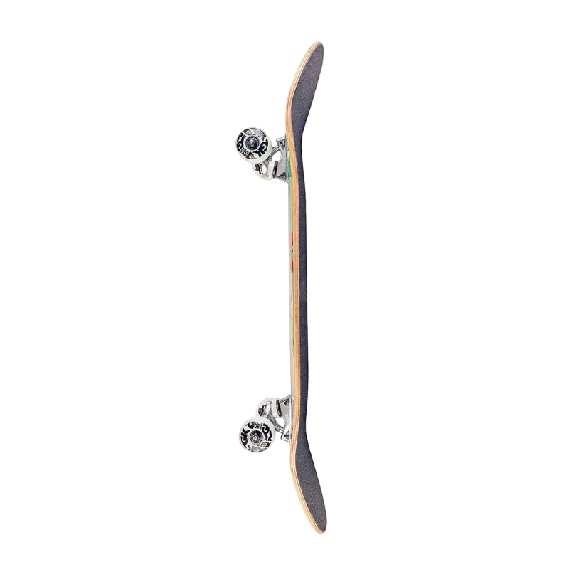 Skateboard with a white background