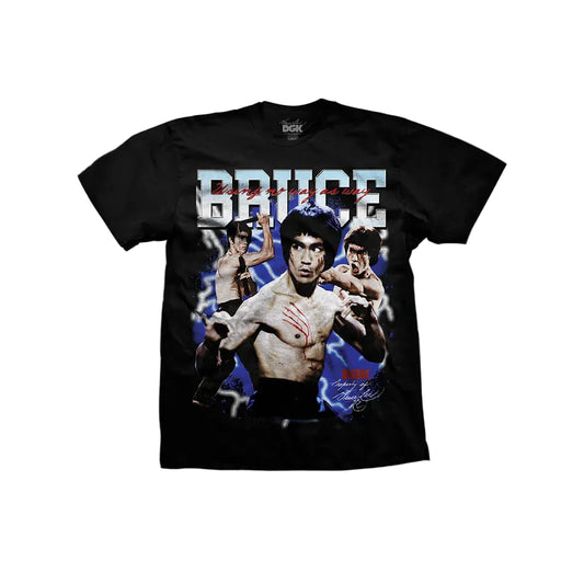 DGK x Bruce Lee Shirt Immortality Boxy Black