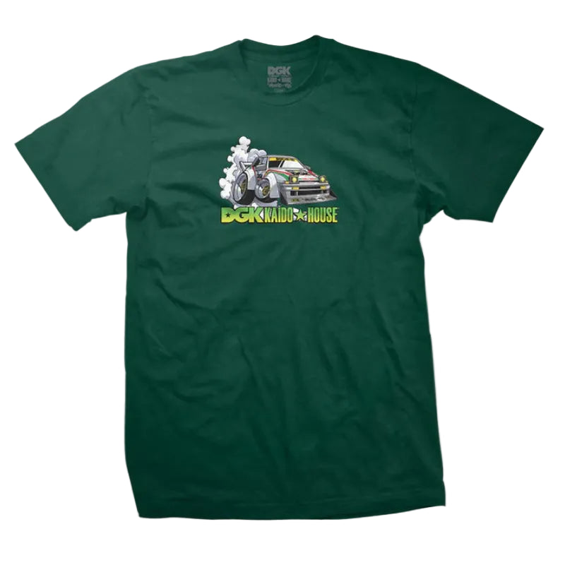 DGK x Kaido House Shirt Wide Open Forest Green