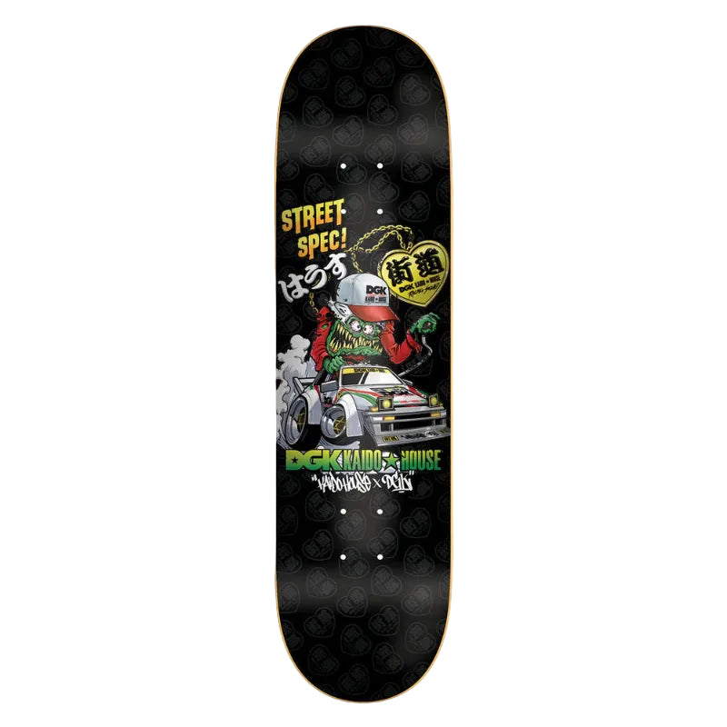 DGK x Kaido House Skateboard Deck Wide Open Embossed 8.06