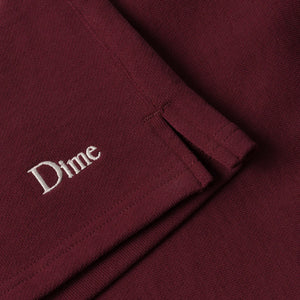 Dime Classic French Terry Shorts - Merlot