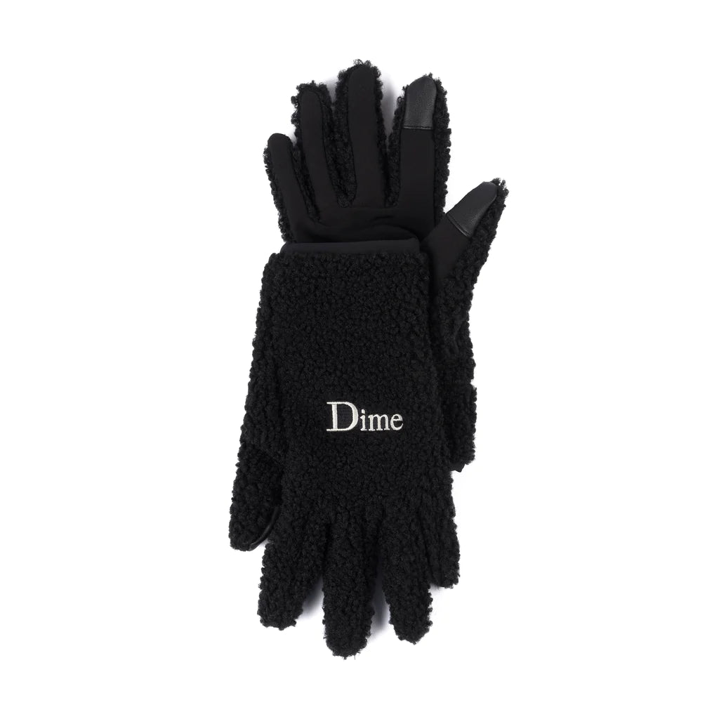 Dime Classic Polar Fleece Gloves - Black