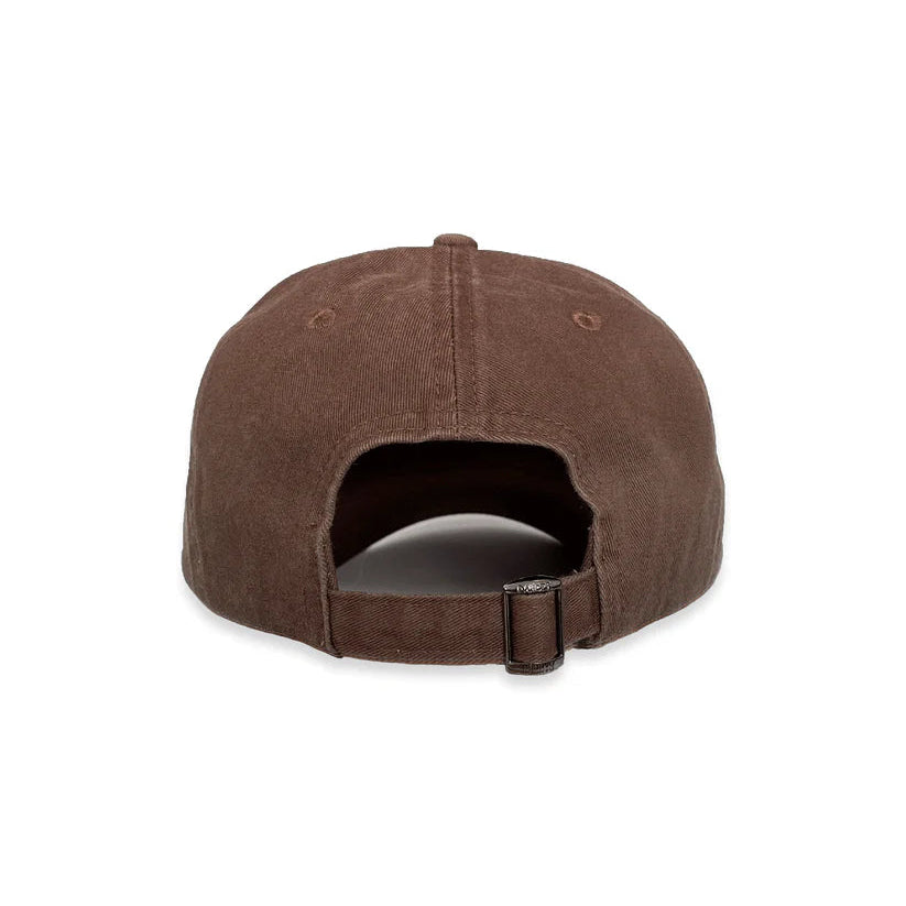 Brown cap on a white background