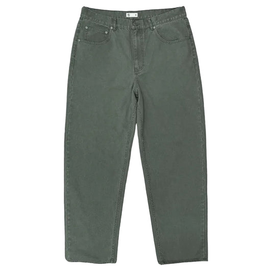 Green pants on a white background