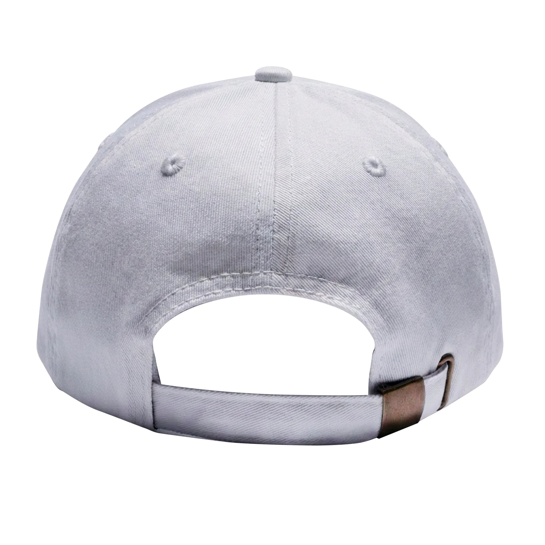 Gray baseball cap on a white background