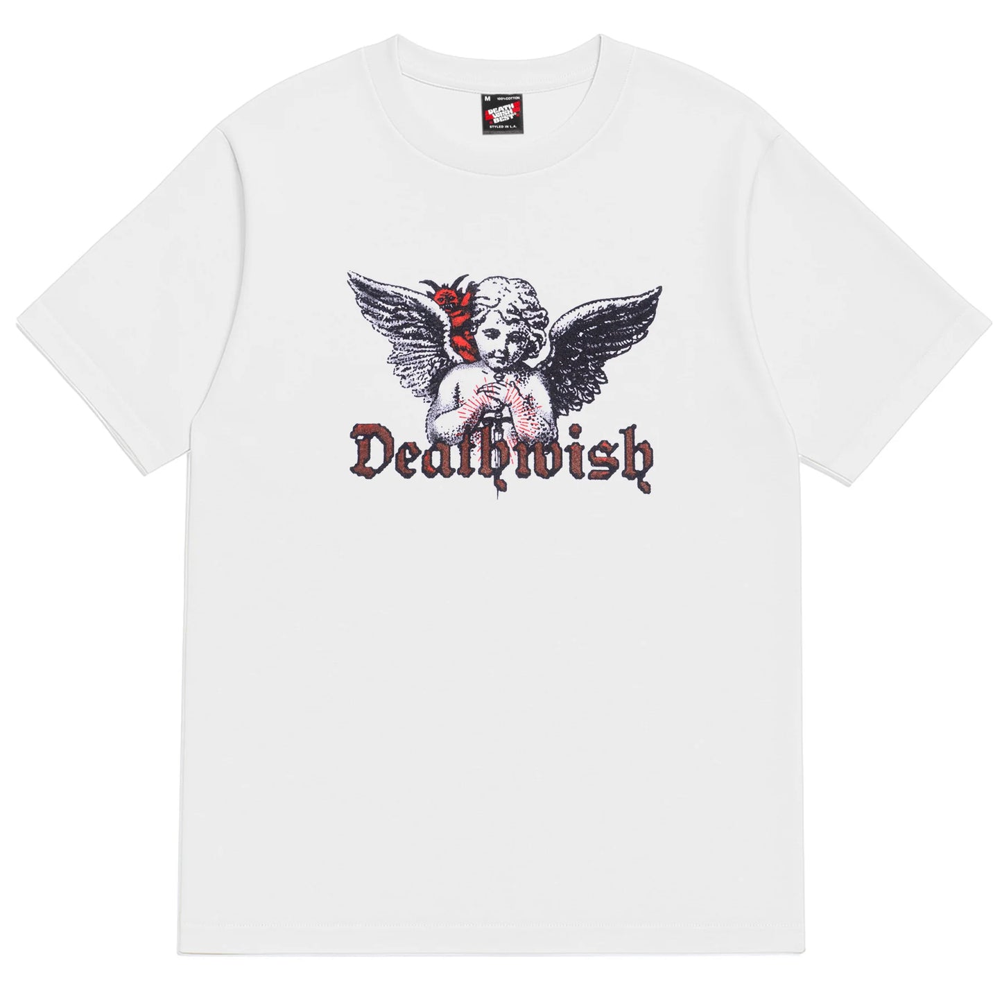 Deathwish Shirt Cherub Tee White