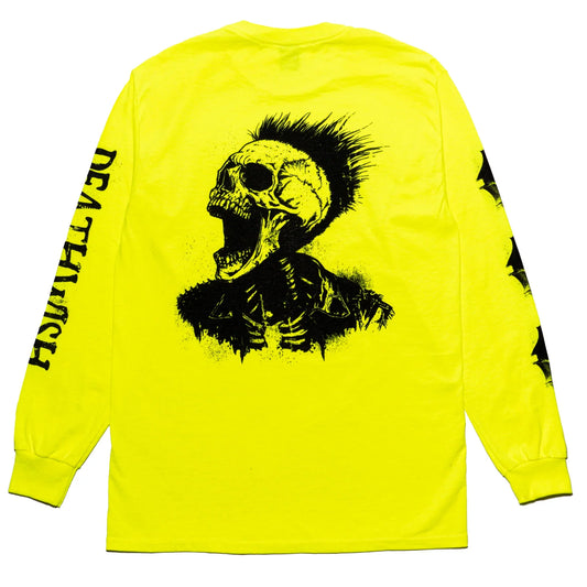 Deathwish Shirt Creeping Long Sleeve Neon
