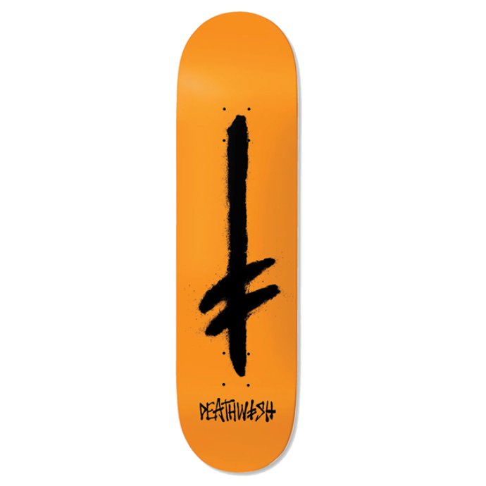 Deathwish Skateboard Deck Gangspray Orange Black 8.125