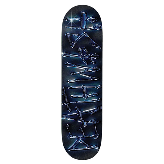 Deathwish Skateboard Deck OG Spray Chrome Black 9.0