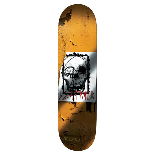 Deathwish Skateboard Deck Pedro Delfino Torn 8.25