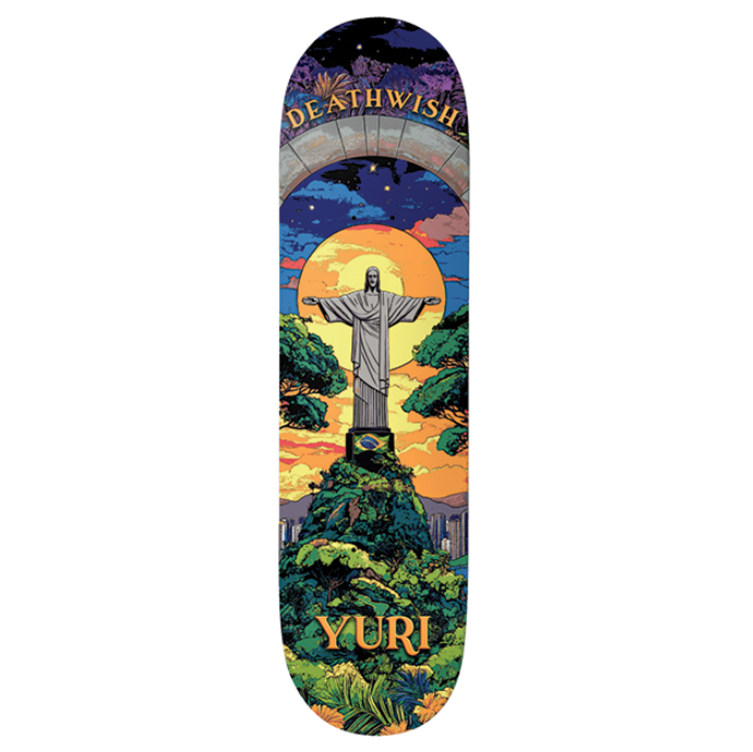 Deathwish Skateboard Deck Yuri the Redeemer 8.25