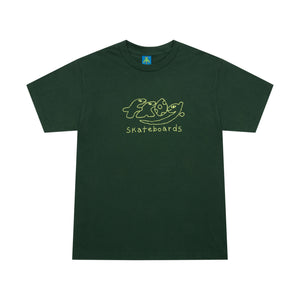 Frog "Dino Logo" Tee - Forest