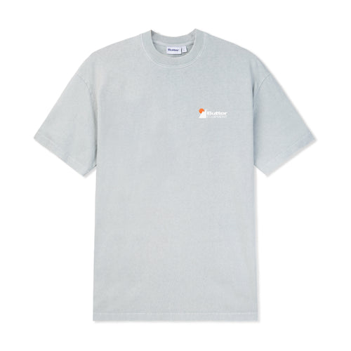 Butter Goods Distressed Pigment Dye Tee - Cement