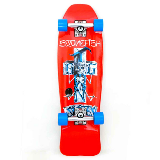 Patineta completa Dogtown Stonefish Mini Roja 8.75