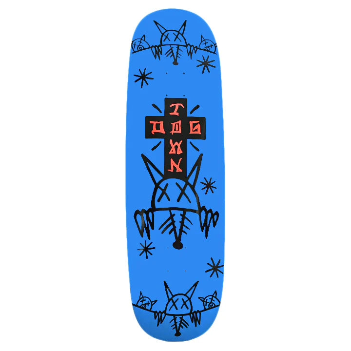 Dogtown Skateboard Deck Rat Face 2 Square Egg 9.383