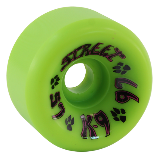 Dogtown Wheels K9 80s Street Lime Green 57mm 97A