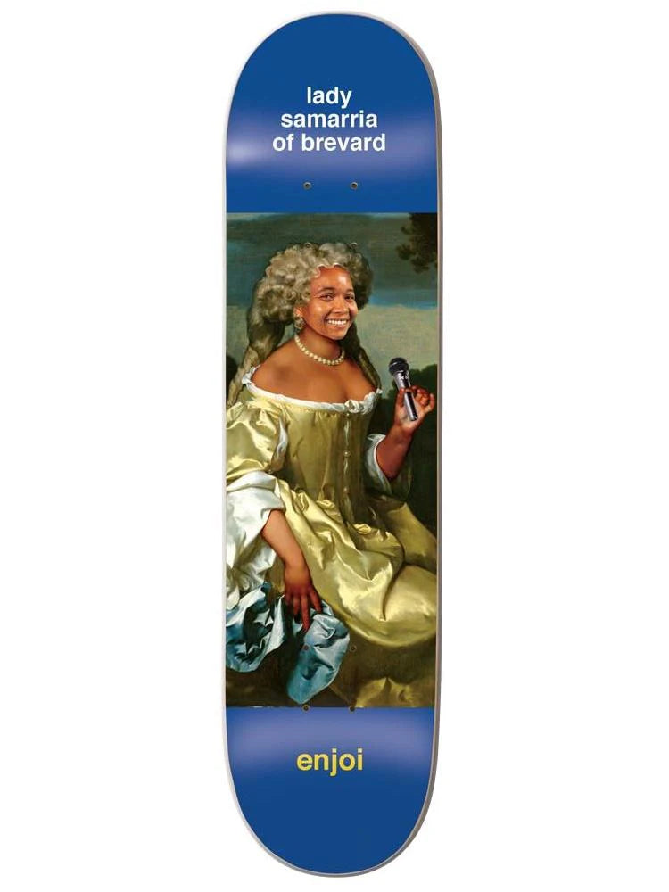 Enjoi Skateboard Deck Samarria Renaissance Navy 8.0