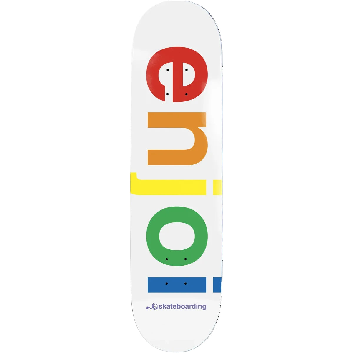 Enjoi Skateboard Deck Spectrum White 8.25