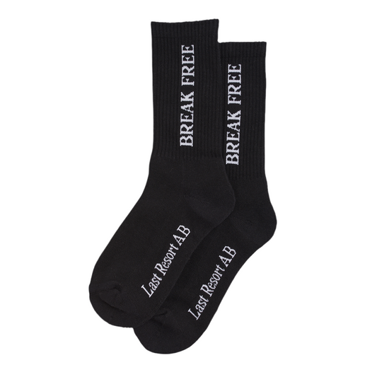 Last Resort Socks Break Free Black